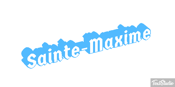 Sainte-Maxime Efekt tekstowy