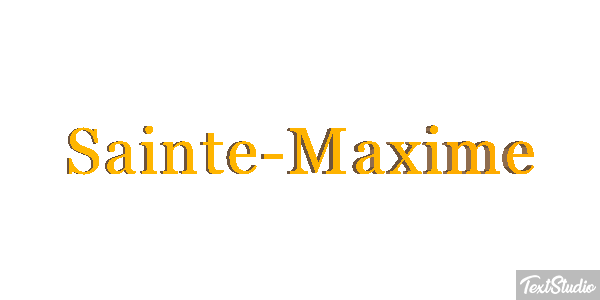 Sainte-Maxime Efekt tekstowy