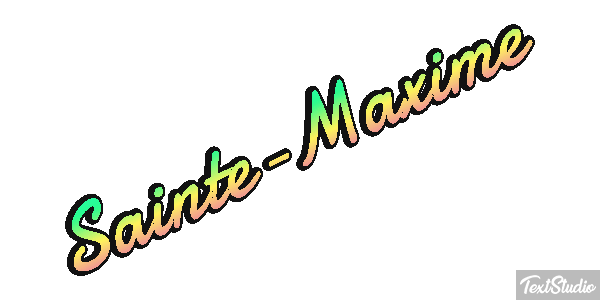 Sainte-Maxime Efekt tekstowy