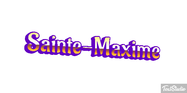 Sainte-Maxime Efekt tekstowy