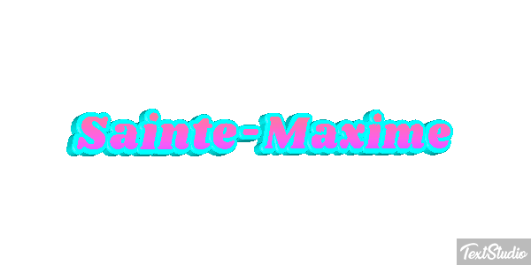Sainte-Maxime Efekt tekstowy