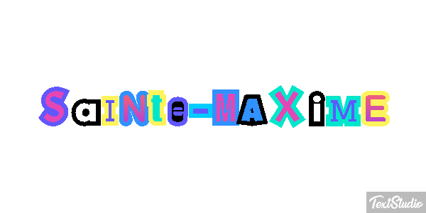 Sainte-Maxime Efekt tekstowy