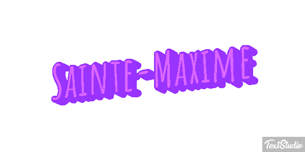 Sainte-Maxime Efekt tekstowy