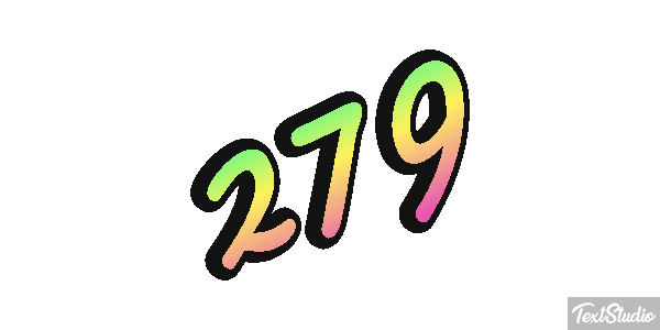 279 テキスト効果