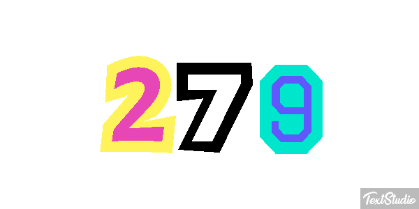 279 テキスト効果