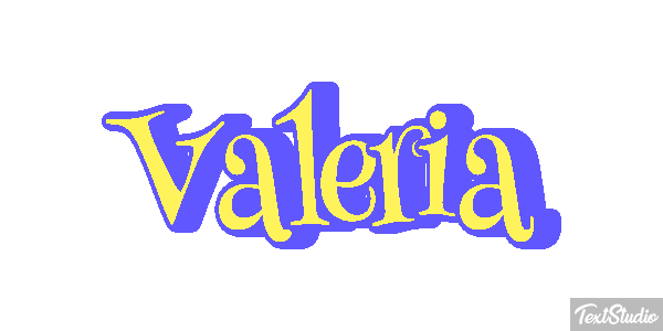 Valeria Text effect