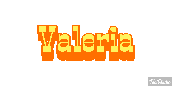 Valeria Text effect