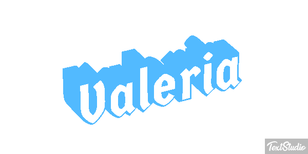 Valeria Text effect