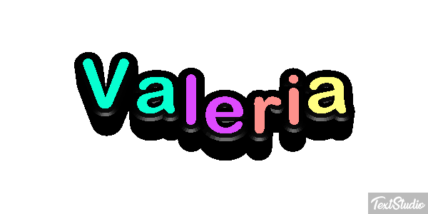 Valeria Text effect