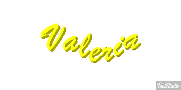 Valeria Text effect