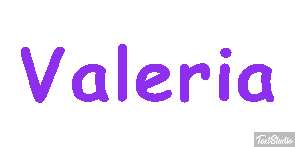 Valeria Text effect