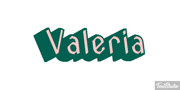 Valeria Text effect