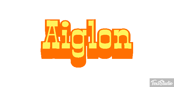 Aiglon Text effect