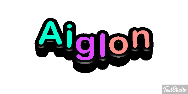 Aiglon Text effect