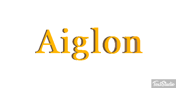 Aiglon Text effect