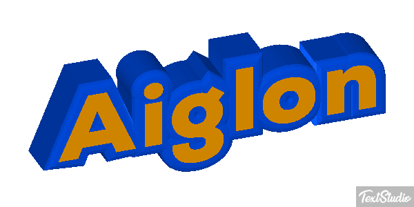 Aiglon Text effect