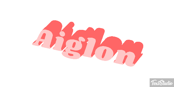 Aiglon Text effect