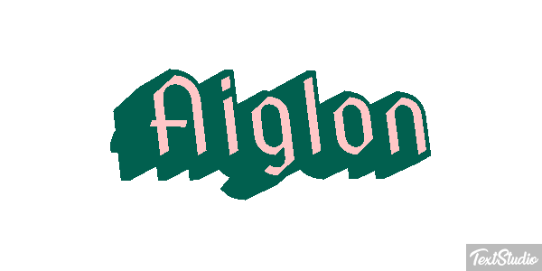 Aiglon Text effect