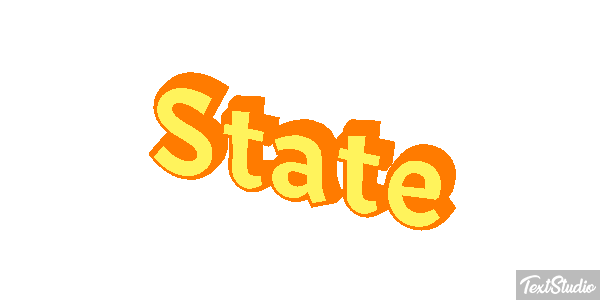 State Efecto de texto