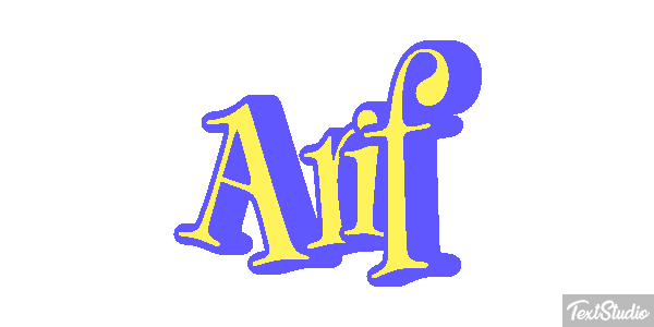 Arif テキスト効果