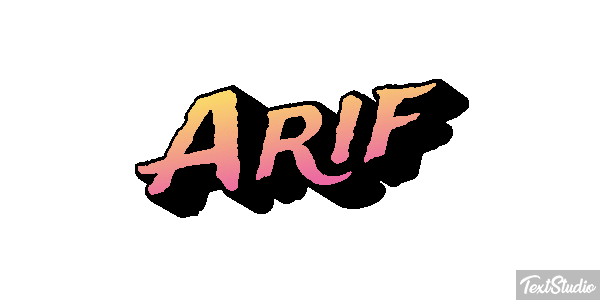 Arif テキスト効果