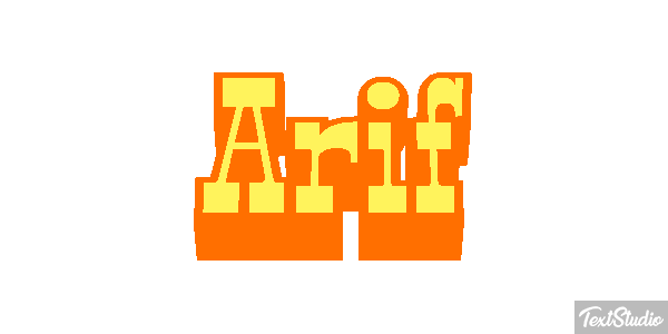 Arif テキスト効果