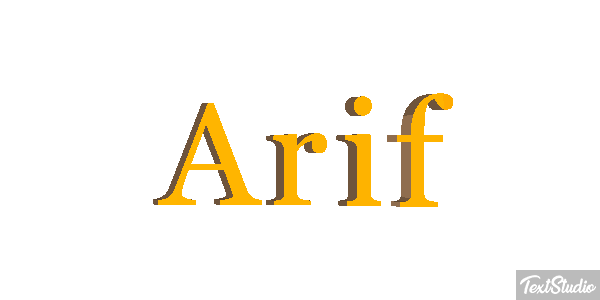 Arif テキスト効果