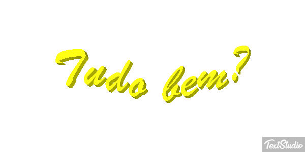 Tudo bem? Efeito do texto