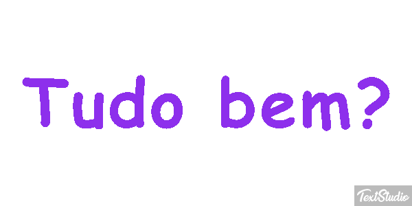 Tudo bem? Efeito do texto