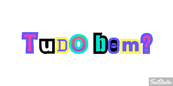 Tudo bem? Efeito do texto