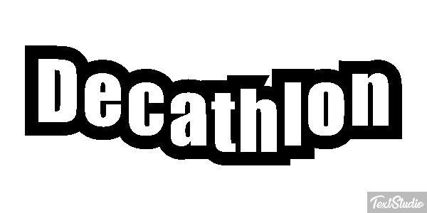 Decathlon Text effect