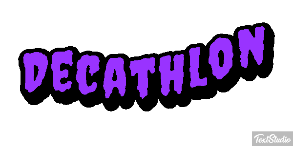 Decathlon Text effect