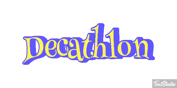 Decathlon Text effect