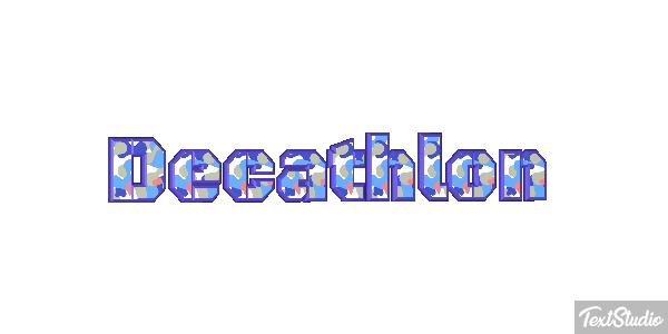Decathlon Text effect