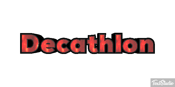 Decathlon Text effect
