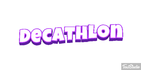 Decathlon Text effect