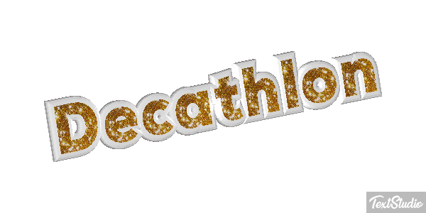 Decathlon Text effect