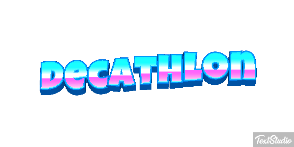 Decathlon Text effect