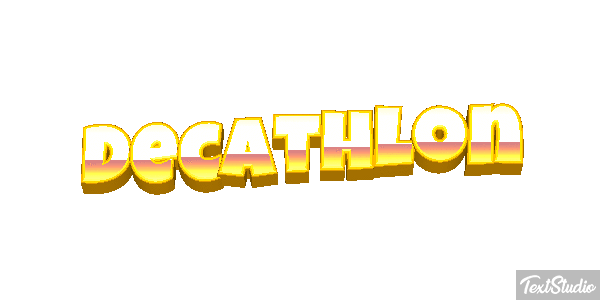 Decathlon Text effect