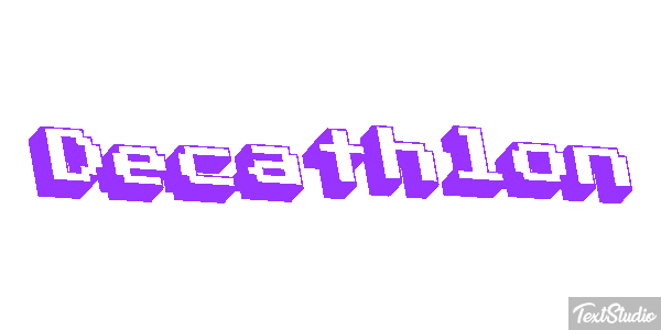 Decathlon Text effect
