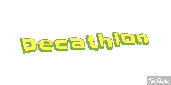 Decathlon Text effect