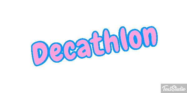 Decathlon Text effect