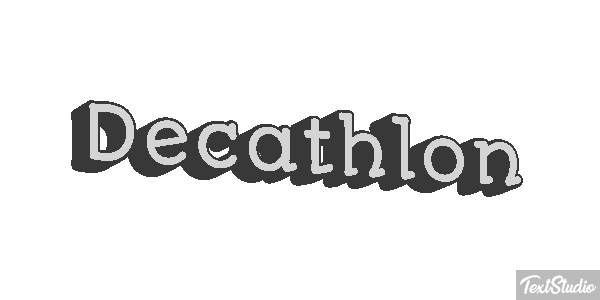 Decathlon Text effect