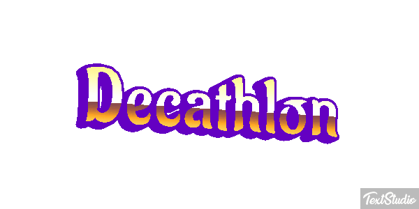 Decathlon Text effect