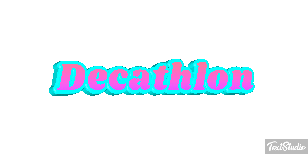 Decathlon Text effect