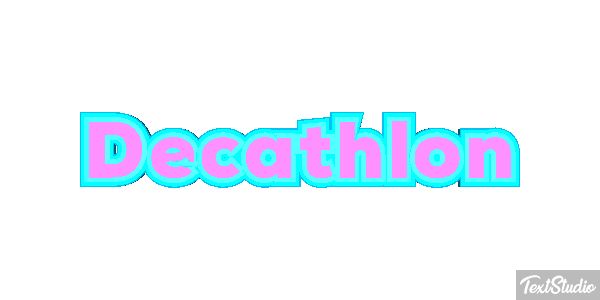 Decathlon Text effect