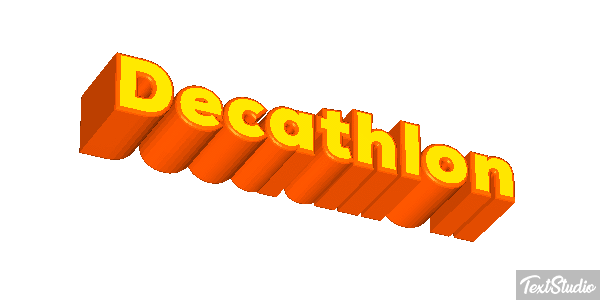 Decathlon Text effect