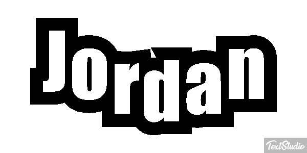 Jordan Tekst effect