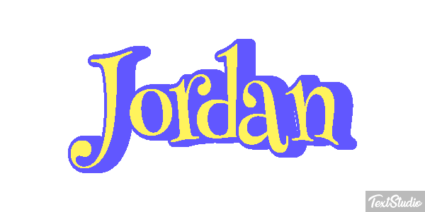 Jordan Tekst effect