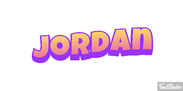 Jordan Tekst effect